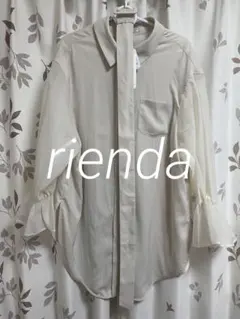 【 rienda 】キャンディースリーブシャツ