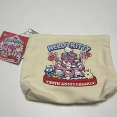 HELLO KITTY 50TH ANNIVERSARY ポーチ