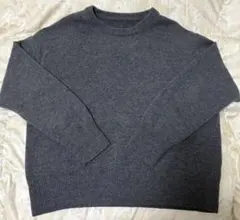 無印良品　クルーネックセーター