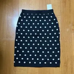 【ペルルペッシュ】ドット柄タイトスカート（38)のサムネイル