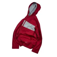 あ*い様 00s NIKE ジップパーカー フーディ 赤 テック archive