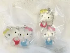 サンリオキャラクターズ　なかよしドロップチャーム ハローキティ ハローミミィ