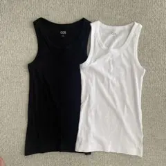 COS リブ編みタンクトップ XS 2枚セットのサムネイル