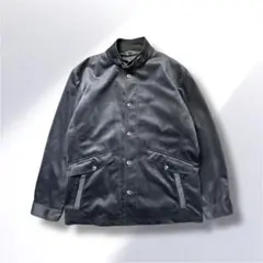 Lyle&Scott Black LabelスタンドカラージャケットL黒チンスト