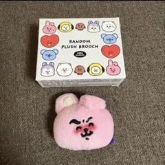 BT21 ランダムフェイスブローチ COOKY