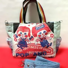 ♪ハンドメイド♪デニム リメイク トートバッグ@589 - メルカリ