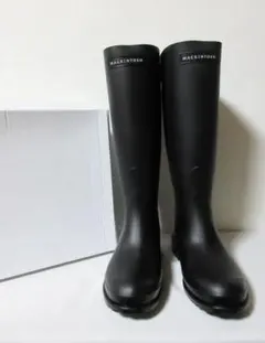 36 MACKINTOSH 黒 マッキントッシュ レインブーツ ABINGTON - メルカリ