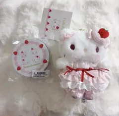 いちごホイップケーキ シールセット＆ぬいぐるみチャーム