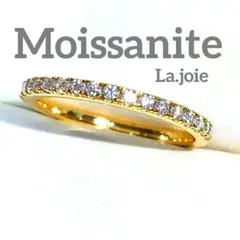 GOLD モアサナイト ハーフエタニティ人工ダイヤ 1.5mm 【16号】