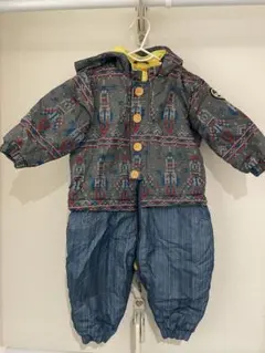 CCLTEAM スキーウェア　80サイズ ロケット柄