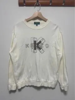 90s-00s KENZO GOLF ホワイト スウェットシャツ ケンゾーゴルフ - メルカリ