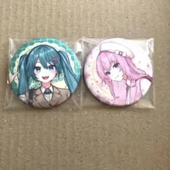 プロセカ クリフェス 2025 ホログラム缶バッジ 初音ミク 巡音ルカ