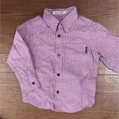 長袖 チェックシャツ BeBe 90㎝