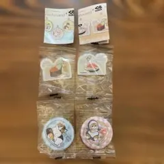 くら寿司　びっくらポン　モフサンド　缶バッジ　アクリルステッカー　4点セット