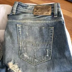 Diesel ダメージ加工 ブルーデニム