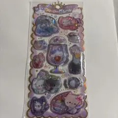 キラキラウォーターinシール　ねこ　スイーツ