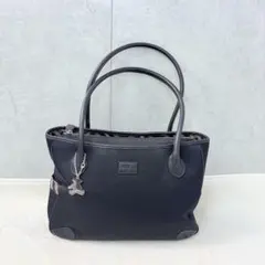 DAKS　ダックス クマチャームナイロントートバック ブラックのサムネイル