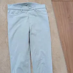 ユニクロ　ブルー　 ストレートHEATTECH　デニム24時間以内匿名配送