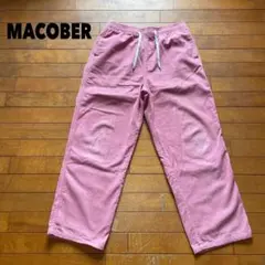 MACOBER★コットン コーデュロイ イージーパンツ ピンク♠︎サイズL