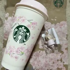 スタバ　リユーザブルカップ　ベアリスタ　桜　スターバックス　2025