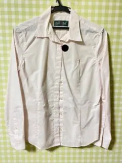 EASTBOY ピンクチェックブラウス 11号