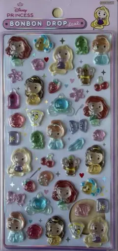 新品未開封　ボンボンドロップシール プリンセス　ディズニー　正規品