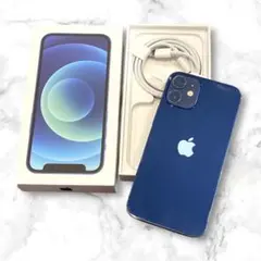 iPhone 12mini 64GB ブルー　充電ケーブル　箱付き