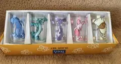 お値下げ中【希少】　昭和レトロ　ディズニーくまのプーさん　グラスセット5個