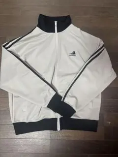 CONVERSE ジップアップジャケット L ホワイト/ブラック