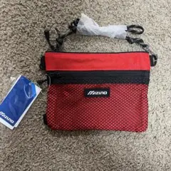 新品未使用　Mizuno サコッシュ オレンジ L19×H16cm