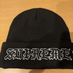 [希少] Supreme ビーニー ニット帽 ブラック　他2点のサムネイル