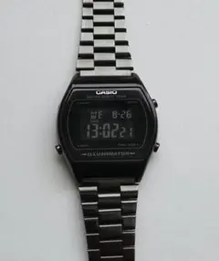 CASIO B640W デジタル腕時計 ブラック 金属バンド カシオ
