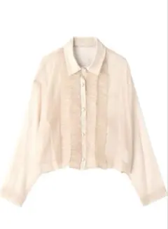 ハイネックブラウス