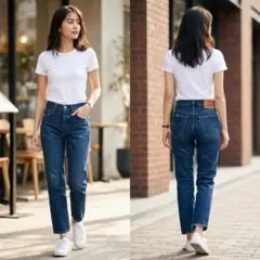 新品タグ付 Levi’s501 ORIGINAL CROPPED デニムのサムネイル