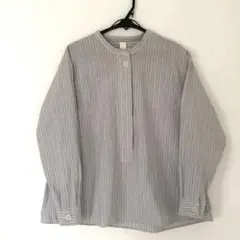 美品　ストライプ 長袖シャツ ボタン付き　MHL サイズ1