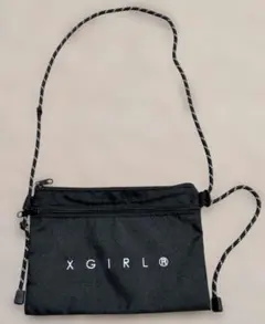 X-girl サコッシュ ショルダーバッグ ブラックのサムネイル