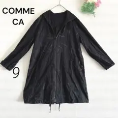 コムサCOMME CA/フード付き薄手パーカー/ジップアップ/フーディ/M相当
