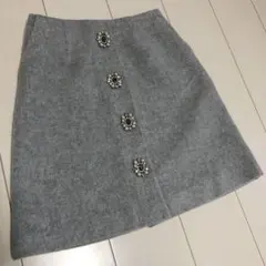 トランテアンソンドゥモード ビジュー スカート