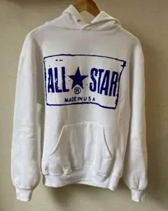 ビンテージ CONVERSE パーカー MADE IN USA M 90s 白