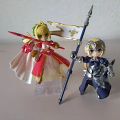 Fateデスクトップアーミー2点 セイバー ネロ・クラウディウス ジャンヌダルク