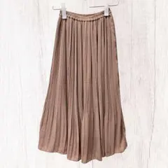 イング　INGNI プリーツスカート ピンクブラウン M シワになりにくい