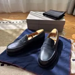 J.M. WESTON ローファー ネイビー 3/Dのサムネイル