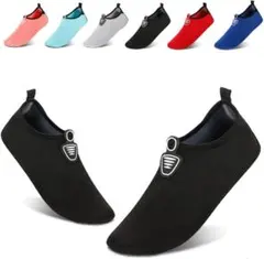 【黒・約25cm】マリンシューズ ウォーターシューズ