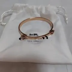 みいさん様専用　COACH ローズゴールド バングル 美品♡