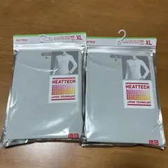 未開封　ユニクロ　ヒートテッククルーネックT長袖　XL ブルー