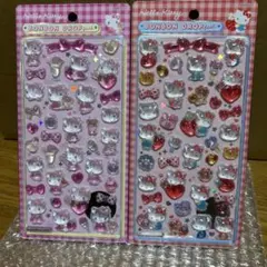 ボンボンドロップシール　キティ赤　キティピンク　セット販売　正規品