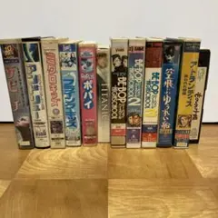 VHS洋画.アニメ.ビデオテープ12本セット