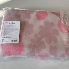 ILLUMS 花柄ブランケット ピンク系