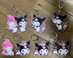 マイメロディ クロミ 宇佐美 アクリルキーホルダー 7個セット