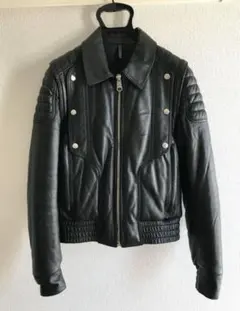 美品　dior homme 羊革　ラムレザー　シングル　レザージャケット　黒 DIOR HOMME（レザージャケット）のフリマアイテム一覧